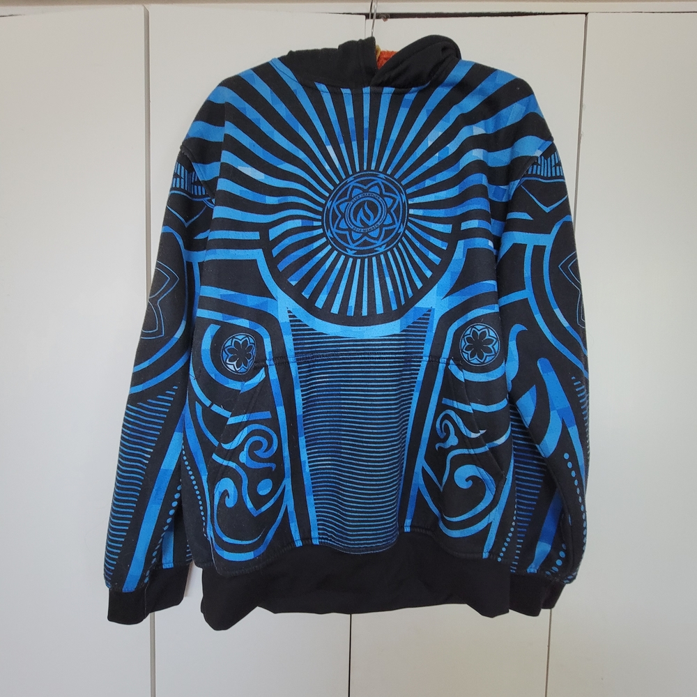 INKnBURN Black and Blue Graphic Tee